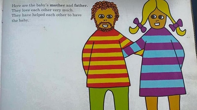 1. "İşte bebeğin annesi ve babası. Birbirlerini çok seviyorlar. Bebek sahibi olmak için birbirlerine yardım ettiler."