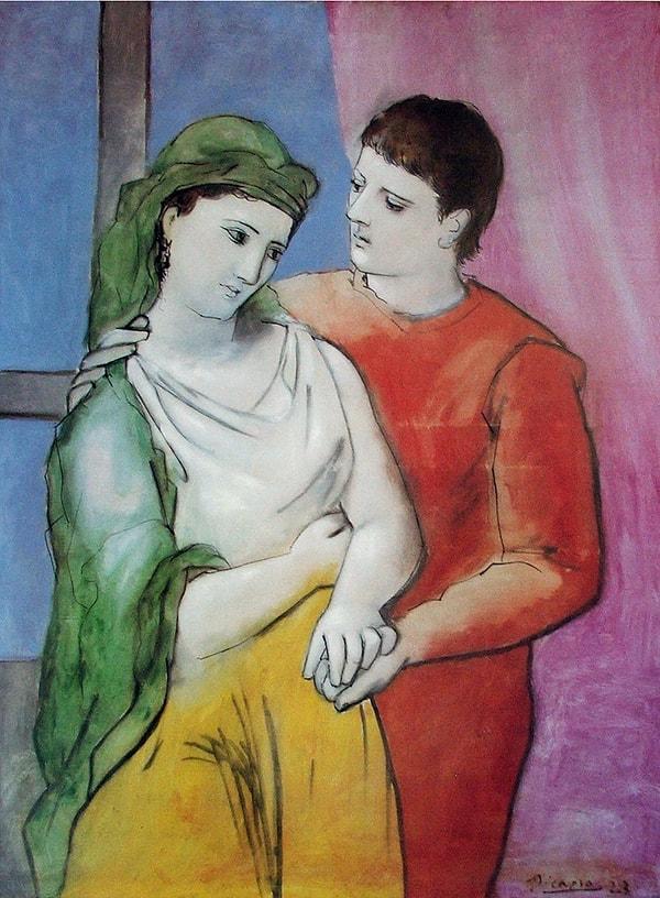 7. Aşıklar - Pablo Picasso (1923)