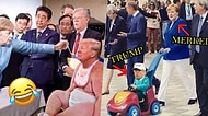 Merkel'in Trump'a "Posta Koyduğu" Fotoğraf Sosyal Medyada Alay Konusu Oldu!