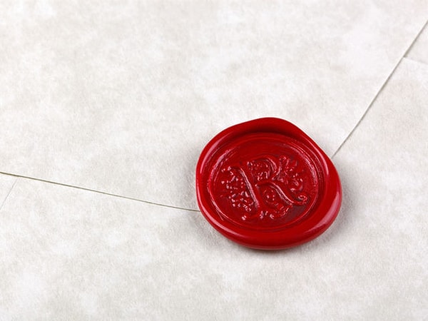 6. Выберите официальную печать: