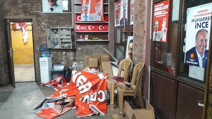 Konya'da CHP'nin Seçim Koordinasyon Merkezine Saldırı: 'Yaralılar Var'