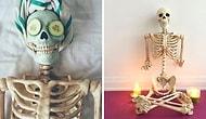 Надоели до смерти: Инстаграм-скелет высмеивает одинаковые фото "модных" девушек