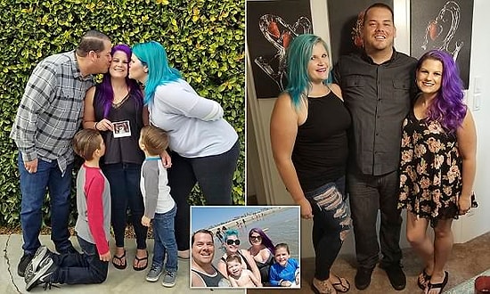 Birlikte İlk Bebeklerini Bekleyen Üç Kişilik Evlililk: Kaliforniyalı Çok-Aşklı Aile