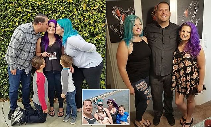 Birlikte İlk Bebeklerini Bekleyen Üç Kişilik Evlililk: Kaliforniyalı Çok-Aşklı Aile