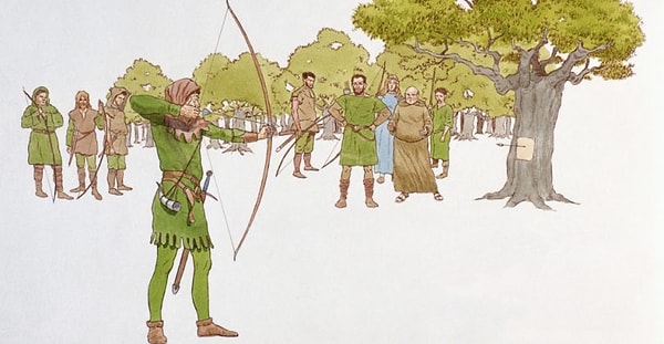 8. А что вы думаете о Робине Гуде, крадущим у богатых и отдающим деньги бедным? Он хорошо поступает?