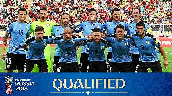 Uruguay A Milli Takımı 2018 Dünya Kupası Kadrosu