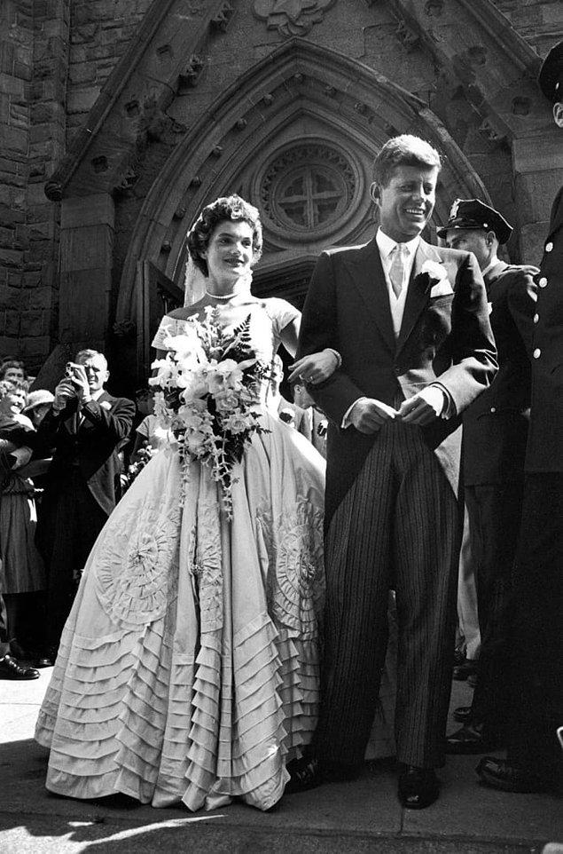 12. Jacqueline Bouvier ve John F. Kennedy, 1953
