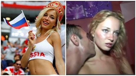 Rusya Tribünlerinin En Çok Dikkat Çeken Güzeli Porno Yıldızı Çıktı!
