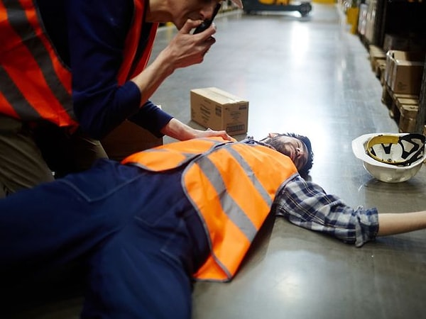 1. Как проверить наличие дыхания у человека, находящегося без сознания?