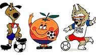Лев, перчик, петух, апельсин: как выглядели талисманы прошлых чемпионатов мира по футболу?