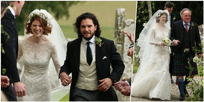 Hadi Gözümüz Aydın! Game of Thrones'dan Jon Snow ve Ygritte Masal Gibi Bir Düğünle Evlendi