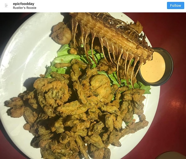 9. Жареная во фритюре гремучая змея