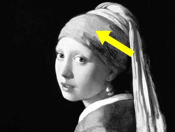 2. Какого цвета тюрбан девушки на картине Яна Вермеера "Девушка с жемчужной серёжкой"?