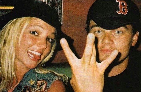 1. Genç Britney Spears ve Leonardo DiCaprio.