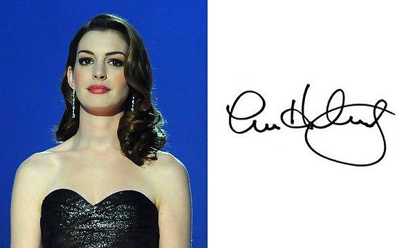 22. Anne Hathaway - Amerikalı oyuncu ve şarkıcı