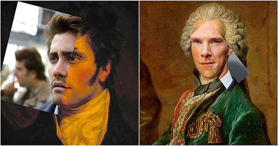 Что получится, если смешать лица знаменитостей с легендарными картинами?