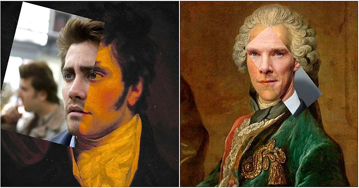 Что получится, если смешать лица знаменитостей с легендарными картинами?