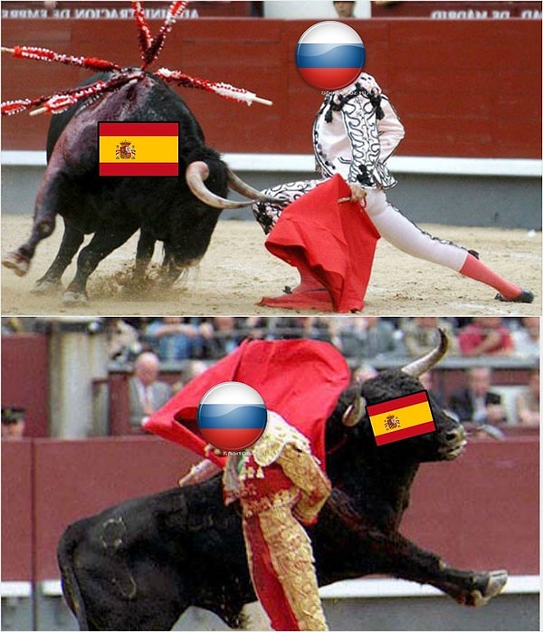 29. Победили испанского бычка!