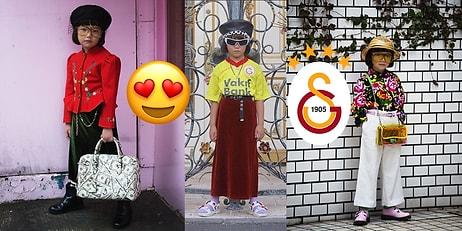 As Bayrakları As As! 🇹🇷 Son Fotoğrafında Galatasaray Forması Giyen 7 Yaşındaki Moda İkonu Japon Coco'nun Moda Dersi Veren Stili