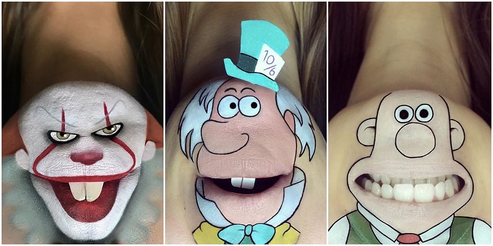 Çenelerin Efendisi! Makyaj Sanatçısı Laura Jenkinson'ın Çene Makyajlarına Çok Şaşıracaksınız