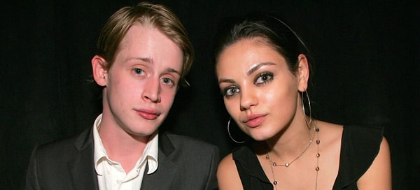 3. Мила Кунис и Маколей Калкин в молодости