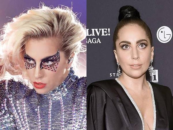 10. Lady Gaga da saçlarını sarıyken seven ünlülerden. Bazen doğal kahverengi saçlarının üstüne peruk takıyor, bazen de boyatıyor.