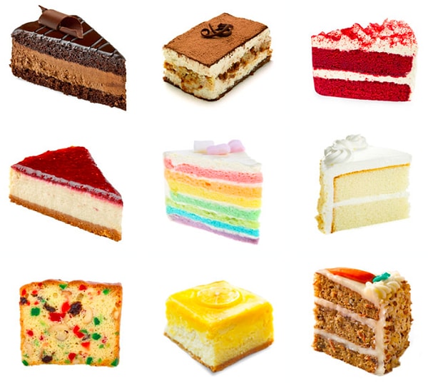 Итак, перед вами 9 кусочков тортиков. Засеките 15 секунд и рассматривайте расположение сладостей очень внимательно в течение этого времени. ТОЛЬКО НИ СЕКУНДЫ ДОЛЬШЕ ☝️