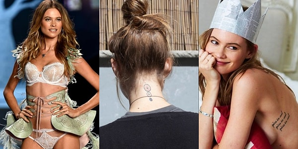 3. Муза музыканта Адама Левина Бехати Принслу из тех, кто не может остановиться после первой татуировки!