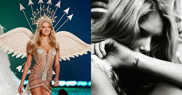 9. На левом запястье Лили Дональдсон красуются имена самых близких ей людей: мамы Тиффани и сестры Аурелии.