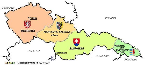 13. Çekoslovakya ikiye ayrıldığında, milli marşı da ikiye ayırdılar. Her iki ülke de birer kıta aldı.