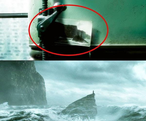 13. Genç Tom Riddle'in Melez Prens filmindeki odasının bir köşesine sıkıştırılmış, bir mağara resmi vardı.