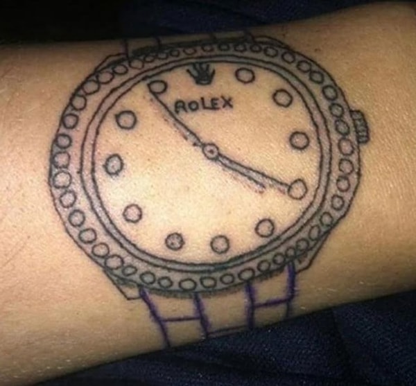 12. Для тех, кому не хватило денег на настоящие Ролекс 😛
