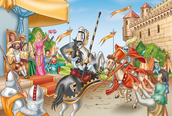 4. В каждой европейской стране были приняты свои правила проведения турниров. Однако почти все придерживались единых принципов проведения поединков. Что запрещалось делать во время поединка?