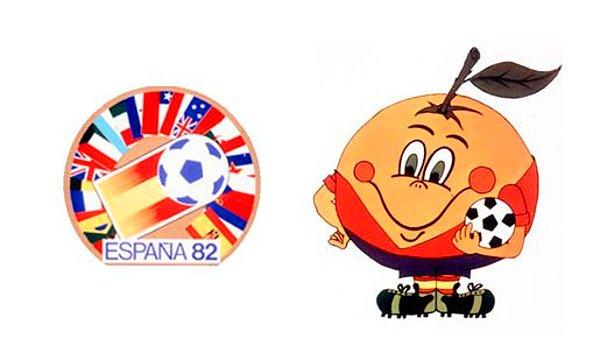 1982 İspanya'nın maskotu, Naranjito isimli, gülümseyen bir portakal oldu.