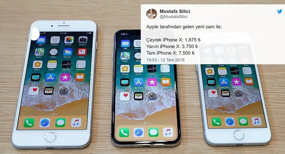 Artık Böbrek de Yetmiyor: Apple Kur Farkını Fiyatlara Yansıttı, iPhone X'in Yeni Fiyatı 8.599 TL