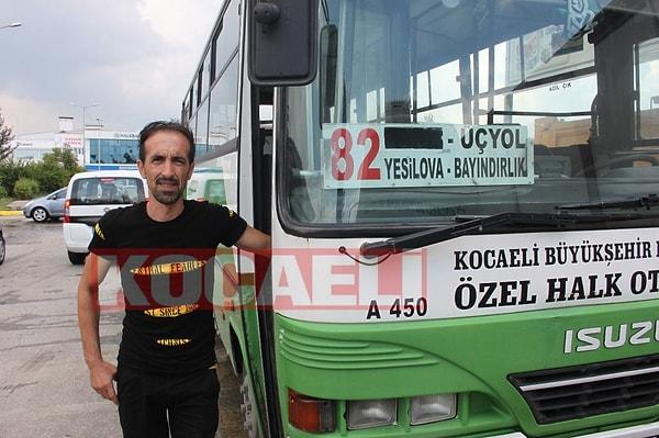 Olayla ilgili konuşan otobüs sürücüsü Özgür Sert: 'Türkiye özgür bir ülke.'