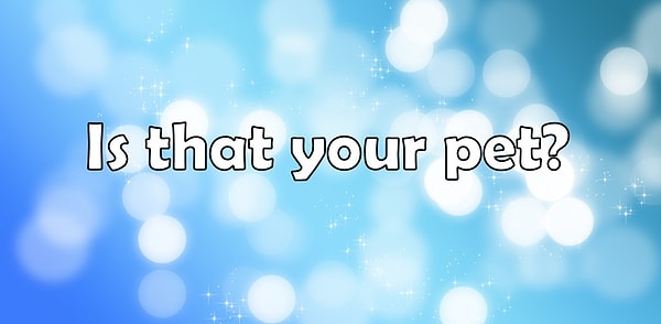 7. Что скажете?