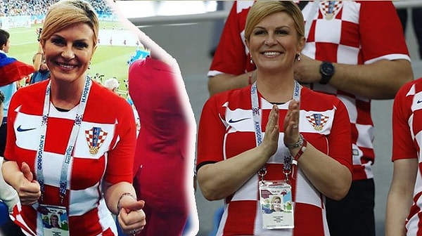 Нельзя было не обратить внимание на то, как она искренне поддерживала сборную своей страны на протяжении всего ЧМ.
