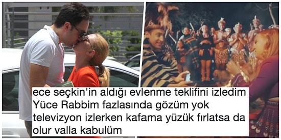 Mutluluktan Ağladı! Ece Seçkin Dünyanın En Çılgın Evlenme Tekliflerinden Birini Aldı, Çıtayı Uzaya Çıkardı!