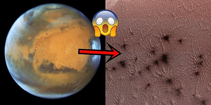 Mars'ta Yaşam Var mı? NASA, Gezegenin Yüzeyinde Oluşan 'Örümcekler' Hakkında Açıklama Yaptı!