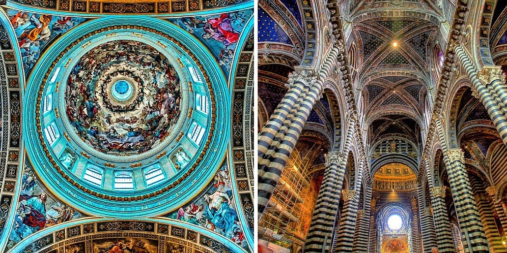 "Посмотри наверх!" или невероятные потолки и своды куполов различных культур со всего света!