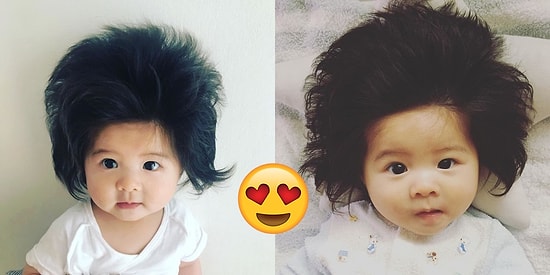 6 Aylık Olmasına Rağmen Harika Saçlarıyla Hepimizi Kıskançlıktan Çatlatan Chanco Bebek