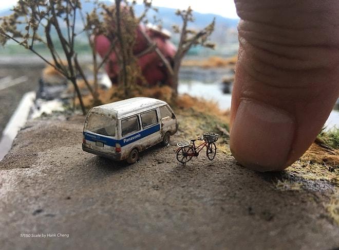 Tayvanlı Sanatçı Yaptığı İnanılmaz Detaylarla Dolu Minyatür Modellerle Dünyayı Avcunun İçine Sığdırıyor!