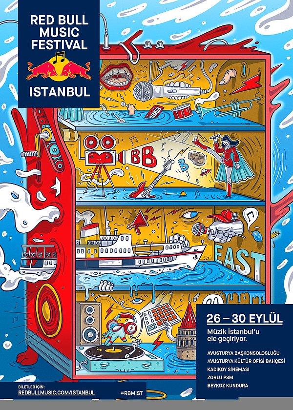 Sadece müzik değil görsel sanatlarında kullanılacağı festivalde Güven Erkin Erkal'ın B-Movie akımıyla oluşturduğu 20 afiş sergilenecek!