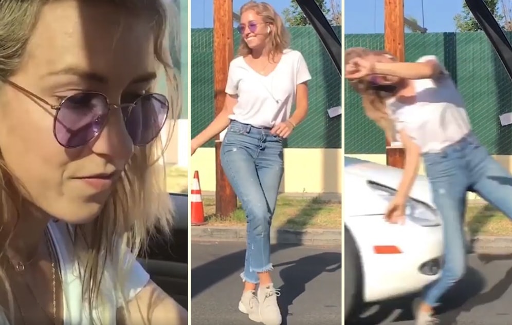 'KikiChallenge' İçin Yapılmış En İyi Video: Arabadan İnerek Dans Ederken Dikkat Edin!
