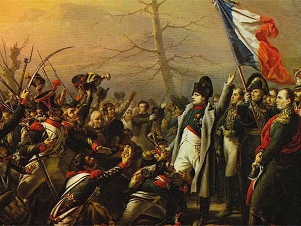 1. Кто командовал французской армией во время битвы при Ватерлоо?