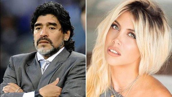 İkili yeniden gündeme geldi ve Maradona ile Wanda Nara'nın bir otelde sabaha kadar seviştikleri iddia edildi.