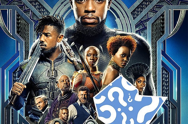 5. На этом постере фильма "Черная Пантера" вырезали...