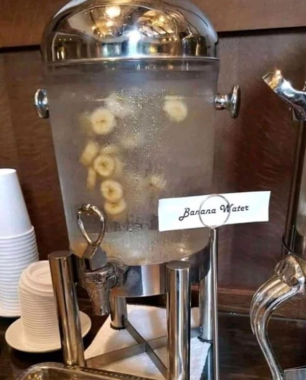 3. Банановая вода для тех, кому надоела банальщина... 🍌