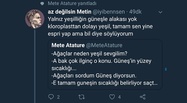 Ardından şöyle bir yanıt geldi 👇